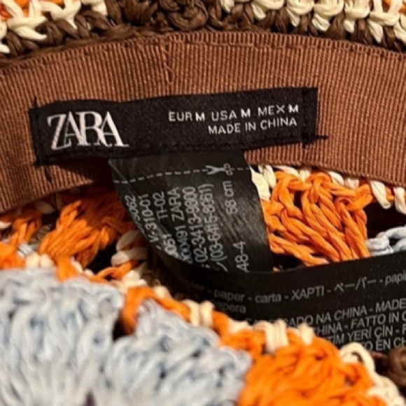 Zara Accessories Zara Floral Crochet Woven Summer Bucket Hat Poshmark